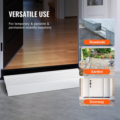 VEVOR ράμπα κατωφλίου πόρτας, 2&quot; ανύψωση, χωρητικότητα 800 λίβρες, ράμπα πόρτας για αναπηρικά αμαξίδια, ράμπα κατωφλίου αλουμινίου για πόρτες, ρυθμιζόμενη αρθρωτή ράμπα κατωφλίου για αναπηρικά καροτσάκια, σκούτερ, ηλεκτρικές καρέκλες