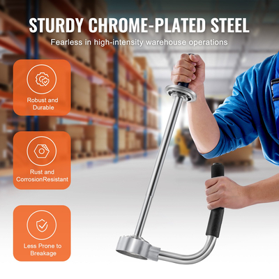 VEVOR Stretch Film Dispenser, Χωράει ρολά 12&quot;-20&quot;, Industrial Strength Shrink Wrap Dispenser Bispenser with Extented Handle, Stretch Film Dispenser, Stretch Film Dispenser για τύλιγμα παλετών Αποστολή Μετακίνηση (1 πακέτο)