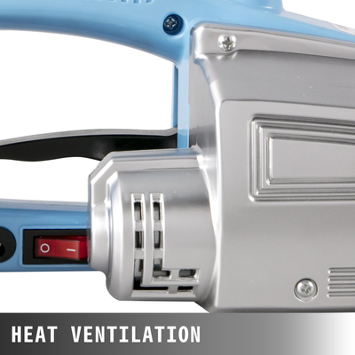 VEVOR Χειροκίνητο μηχάνημα ιμάντων για ιμάντες PET/PP Εργαλείο ιμάντα με μπαταρία 11-16 χιλιοστά, επαναφορτιζόμενο πλάτος ιμάντα μπαταριών Εργαλείο θερμής τήξης Μηχάνημα λουρίσματος Αυτόματο ηλεκτρικό λουράκι φορητό