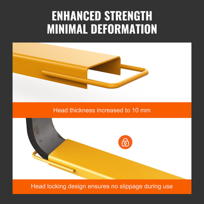 60&#039;&#039; X 5,9&quot; Forklift Pallet Fork Extensions Pair Lift Truck βιομηχανική συγκράτηση