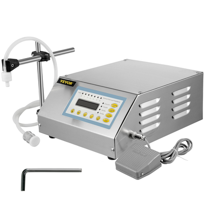 Μηχάνημα πλήρωσης υγρού VEVOR 2-3500ml GFK-160 LCD οθόνη ψηφιακής αντλίας ελέγχου Μηχανή υγρού πλήρωσης αυτόματη μηχανή πλήρωσης υγρού