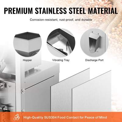 Μηχάνημα αυτόματης συσκευασίας σωματιδίων VEVOR, 0,002-0,22 λίβρες/1-100 γραμμάρια, Μηχανή συσκευασίας βαρύτητας φακελλίσκου σε σκόνη πολλαπλών λειτουργιών, μηχανή συσκευασίας πλήρωσης σε σκόνη για σπόρους τσαγιού, κόκκους αλευριού, φασόλια γκλίτερ