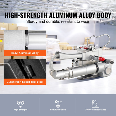 Μηχάνημα χειρός ιμάντων εργαλείων πεπιεσμένου αέρα VEVOR για PP/PET 1/2&quot;-3/4