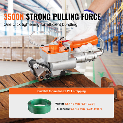 Μηχάνημα χειρός ιμάντων εργαλείων πεπιεσμένου αέρα VEVOR για PET 1/2&quot;-3/4