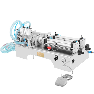 VEVOR 100-1000ml Πνευματικό Μηχάνημα Γέμισης Υγρών με Δύο Ακροφύσια Γέμισμα Μπουκαλιών για Γέμισμα Υγρού Χυμού για Υγρό