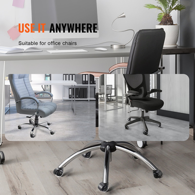 Τροχοί καρέκλας γραφείου VEVOR, σετ 5, 2 ιντσών τροχοί αντικατάστασης για δάπεδα και μοκέτες από σκληρό ξύλο, Ροδάκια γραφείου παιχνιδιών υπολογιστή βαρέως τύπου με διπλούς τροχούς, χωρητικότητα φόρτωσης 440 λίβρες, Universal Fit