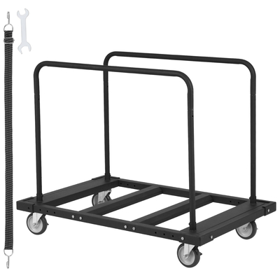 Καρότσι VEVOR Drywall Cart, 1800 LBS Panel Dolly Cart με κατάστρωμα 45,28&quot; x 29,13&quot; και περιστρεφόμενους τροχούς 5&quot;, καρότσι φύλλου γυψοσανίδας βαρέως τύπου, πάνελ τοίχου χειρισμού, λαμαρίνα, ξυλεία, για γκαράζ, σπίτι, αποθήκη