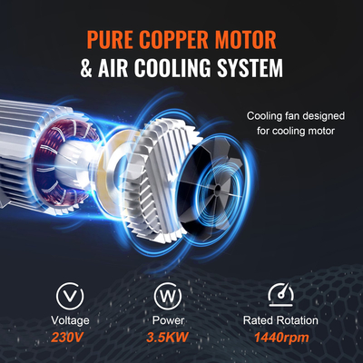 VEVOR Ηλεκτρικός ανυψωτήρας αλυσίδας Τριφασικός ανυψωτήρας γερανού 4400 lbs Ανύψωση φορτίου 20 πόδια