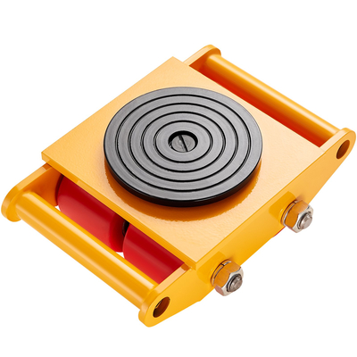 VEVOR Machinery Skate Dolly, 13.200 LBS/6T Industrial Machinery Mover, Heavy Duty Carbon Steel Machinery Moving Skate με 4 τροχούς PU και αντιολισθητικό καπάκι περιστροφής 360° για αποθήκη, εργαστήριο, εργοστάσιο