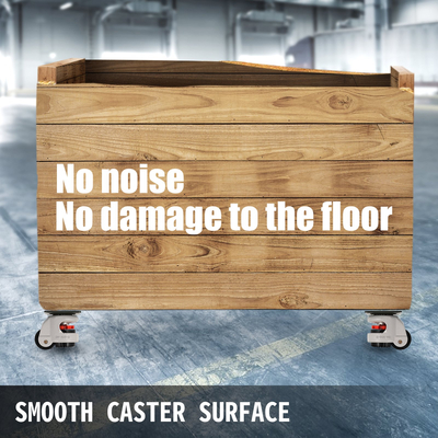 VEVOR 4 Pack Leveling Casters GD-40F Footmaster Leveling Caster 110 lbs ανά νάιλον τροχούς ισοπέδωσης τροχών και μαξιλαράκι NBR (GD-40F)