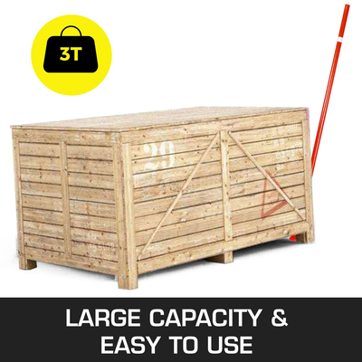 Βαρέων καθηκόντων φραγμός μοχλών χάλυβα ικανότητας φραγμός μοχλών βαρέων καθηκόντων με ρόδες με τη λαβή μήκους 5Λεπτομέρειες: