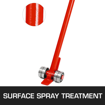 VEVOR Heavy Duty Lever Bar 3T/6600LBS Χωρητικότητα με Τροχούς &amp; 6&#039;/1,8M Λαβή