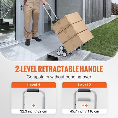 VEVOR Σκάλα αναρρίχησης Πτυσσόμενο φορτηγό χειρός 15,4&#039;&#039;x10,6&#039;&#039; με ρυθμιζόμενη λαβή