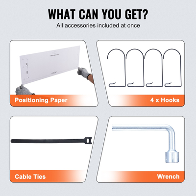 Ράφια αποθήκευσης VEVOR Garage, 2 Pack, 4 x 2 ft Ράφια γκαράζ βαρέως τύπου Επιτοίχια, χωρητικότητα φόρτωσης 502 λίβρες (Συνολική) Πλωτά ράφια αποθήκευσης γκαράζ, Κατάλληλα για κατάστημα, υπόστεγο, αποθήκευση γκαράζ