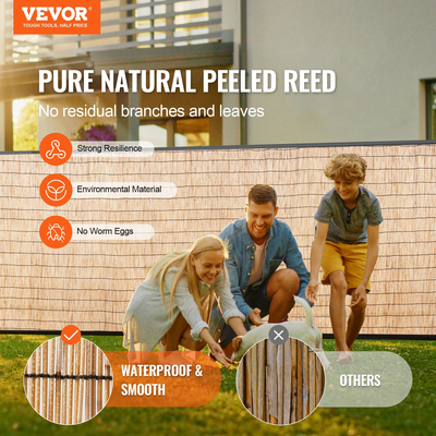 VEVOR 2-pack Reed Fence Landscaping Privacy Blind Fence Screen 16,4&#039; x 4&#039;