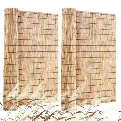 VEVOR 2-pack Reed Fence Landscaping Privacy Blind Fence Screen 16,4&#039; x 4&#039;