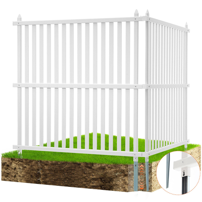 VEVOR 48&quot; W x 48&quot; H Vinyl Privacy Fence πάνελ, Φράχτη κλιματιστικού, Εξωτερικές οθόνες προστασίας απορρήτου για κάδο απορριμμάτων, περίβλημα εξοπλισμού πισίνας, πάνελ strip κιτ οθόνης Privacy (2 πάνελ)