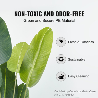 Τεχνητά πουλιά του δέντρου παραδείσου, 1.5ψηλό φυτό ψεύτικο, υλικό για αντι-άκρη, χαμηλής συντήρησης φυτό προστασίας κλίσεων, ζωντανό πράσινο ψεύτικο δέντρο για την διακόσμηση αποθηκών εμπορευμάτων εγχώριων γραφείων εσωτερικός υπαίθριος