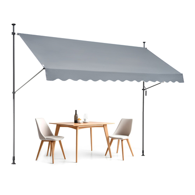 VEVOR 138x47&quot; Τέντα Αίθριου Πτυσσόμενη Τέντα ηλίου με λαβή μανιβέλας