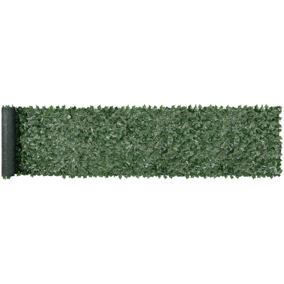 VEVOR Ivy Privacy Fence, Τεχνητή πράσινη οθόνη τοίχου 1 x 5m, Greenery Ivy Fence με διχτυωτό ύφασμα και ενισχυμένη άρθρωση, Faux Hedges Διακόσμηση αμπελόφυλλων για εξωτερικό κήπο, αυλή, μπαλκόνι