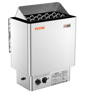 Ηλεκτρικός θερμαντήρας σάουνας VEVOR 8KW Ενσωματωμένος έλεγχος 8-12 m³HomeSpa Ανοξείδωτος χάλυβας