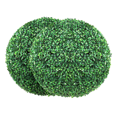VEVOR Artificial Topiaries Πυξάρι, 20&quot; ψηλό (2 τεμάχια), φυτό ψεύτικο τοπίαρι σε σχήμα μπάλας, διακοσμητικές μπάλες πράσινων φυτών Feaux για όλο το χρόνο για αυλή, μπαλκόνι, κήπο, διακόσμηση γάμου και σπιτιού