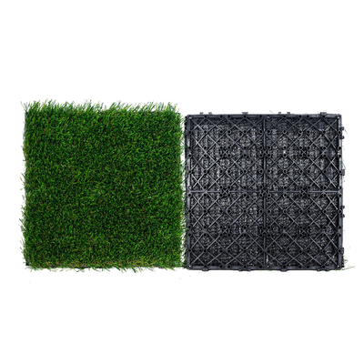 VEVOR Τεχνητό γρασίδι πλακάκια Interlocking Turf Deck Set, 18 Pack 305x305mm, Διακοσμητικό μαξιλάρι δαπέδου από συνθετικό ψεύτικο γρασίδι αυτοστραγγιζόμενο, ιδανικό για Ξύστρα για σκύλους πολλαπλών χρήσεων εσωτερικού χώρου εισόδου εξωτερικού χώρου