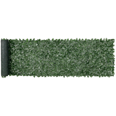 VEVOR Ivy Privacy Fence, Τεχνητή πράσινη οθόνη τοίχου 1 x 4m, Greenery Ivy Fence με διχτυωτό ύφασμα και ενισχυμένη άρθρωση, Faux Hedges Διακόσμηση αμπελόφυλλων για εξωτερικό κήπο, αυλή, μπαλκόνι