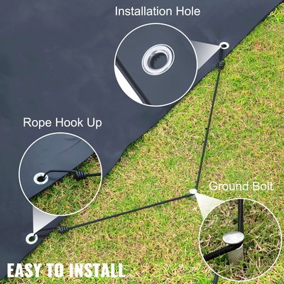 Κάλυμμα ασφαλείας πισίνας VEVOR, κάλυμμα πισίνας 11,5x19,6 ποδιών, Κάλυμμα πισίνας από άνθρακα από PVC, Ορθογώνιο κάλυμμα πισίνας ασφαλείας Κάλυμμα εδάφους Συμπαγές κάλυμμα πισίνας ασφαλείας για χειμερινό κάλυμμα προστασίας πισίνας