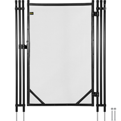 Φράχτες πισίνας VEVOR για πισίνες εδάφους 4x12 Ft Ασφαλής φράχτη πισίνας Κιτ αυτοκλειόμενης πύλης 1000D με επίστρωση σκόνης σωλήνας αλουμινίου φράχτες πισίνας Πύλη 340gsm Teslin Grid Cloth Life Saver Φράχτης πισίνας
