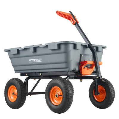 VEVOR Poly Garden Dump Cart Βαρέως τύπου Yard Carts and Wagons 6,48 cu.ft 1200 lbs
