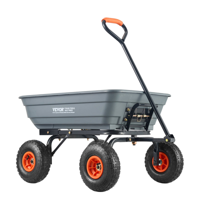 VEVOR Poly Garden Dump Cart Βαρέως τύπου καρότσια και βαγόνια 4 cu.ft 600 lbs