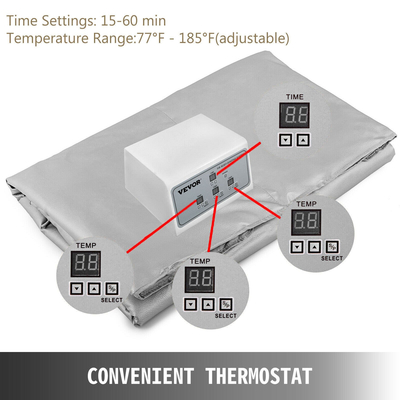 Υπέρυθρη μηχανή αδυνατίσματος κουβέρτας σάουνας 3 ζωνών Μηχανή αδυνατίσματος πετσετών σάουνας (660Λεπτομέρειες: