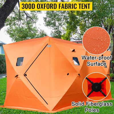 VEVOR 8 Person Ice Fishing Shelter Tent 300d Oxford Fabric Portable Ice Shelter Ισχυρό αδιάβροχο Ice Fish Shelter for Outdoor Fishing Ice Fishing Tent