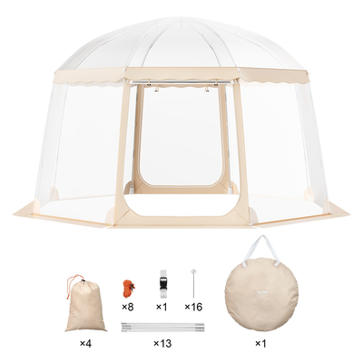 Αθλητική σκηνή VEVOR Instant Pop-Up Tent Shelter Ανθεκτικό στις καιρικές συνθήκες 8-10 άτομα Καθαρός