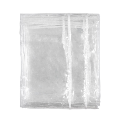 VEVOR Clear Vinyl Tarp 9,8 x 13,1 ft Clear Vinyl Patio Construction with Grommets