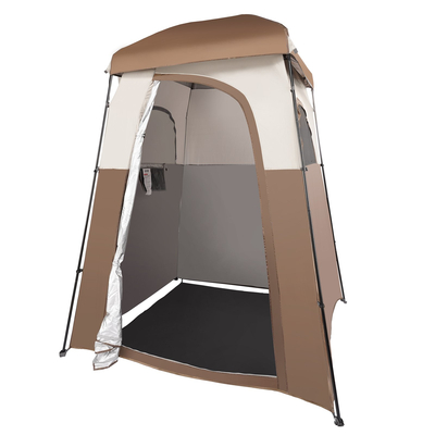 Σκηνή ντους VEVOR Camping, 66&quot; x 66&quot; x 87&quot; 1 Δωμάτιο Υπερμεγέθη Φορητό Υπαίθριο Καταφύγιο, Σκηνή ιδιωτικότητας με αποσπώμενη κορυφή, τσέπες, σχοινί κρεμάστρου και ρούχο, για ντύσιμο, αλλαξιέρα, τουαλέτα, μπάνιο