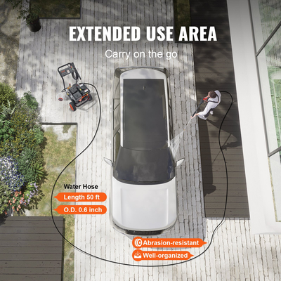 VEVOR Gas Pressure Washer, 4400 PSI 4.0 GPM, Gas powered Pressure Wash with Copper Pump, πιστόλι ψεκασμού και ράβδο επέκτασης, 5 ακροφύσια γρήγορης σύνδεσης, για καθαρισμό αυτοκινήτων, σπιτιών, δρόμων, αίθριων