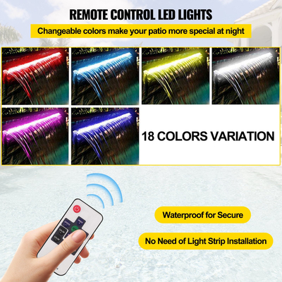 Ορθογώνιο φως λουρίδων 23.6&quot; Χ 4.5&quot; Χ 3.1&quot;