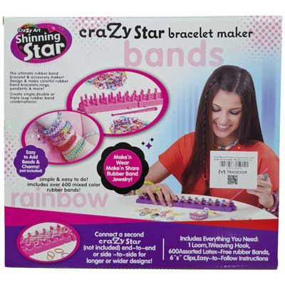 Σετ κατασκευής βραχιολιών DIY με λαστιχάκια - 16216DIY - 004264