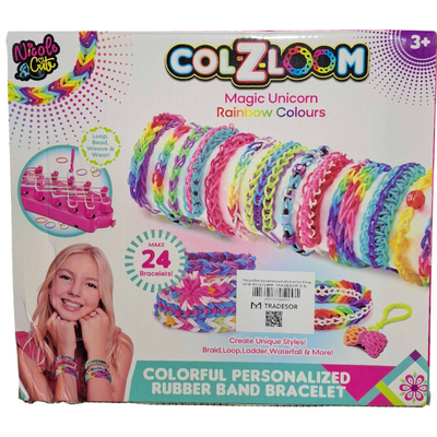 Σετ κατασκευής βραχιολιών DIY με λαστιχάκια - 16315DIY - 004265