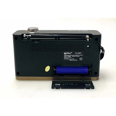 Επαναφορτιζόμενο ραδιόφωνο – PX-92BT - 000923 - Black