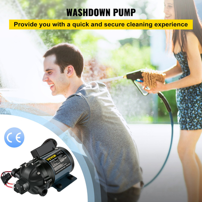 VEVOR Washdown Pump, 12V DC, 7 GPM 60 PSI, Μέγ. Αντλία νερού 10 FT, με βαλβίδα EPDM, φίλτρο θαλασσινού νερού γενικής χρήσης και θηλυκό/αρσενικό σπείρωμα, για RV, Marine Deck, Yacht