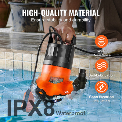 VEVOR Submersible Utility Pump Pump Pump 400W 2510 GPH 26 ft Head Water Pump