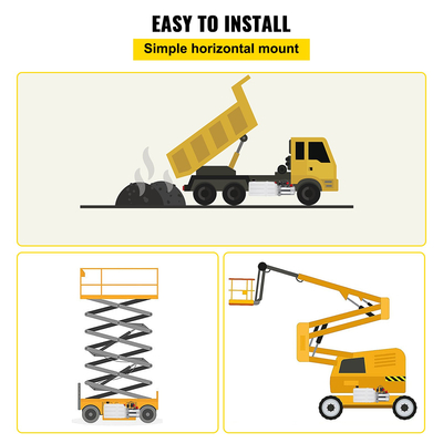 VEVOR Hydraulic Pump Μονάδα ισχύος DC 12V 6L Hydraulic Pump 6 Quart Hydraulic Pump Υδραυλική αντλία για ανατρεπόμενα φορτηγά