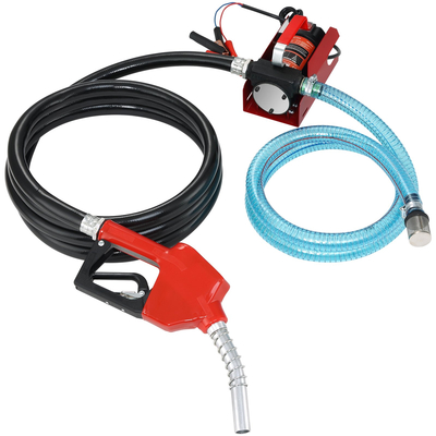Αντλία μεταφοράς καυσίμου VEVOR, 12V DC 10 GPM 26,2 πόδια ανύψωσης, φορητό κιτ αντλίας μεταφοράς ηλεκτρικού ντίζελ με ακροφύσιο αυτόματης απενεργοποίησης, σωλήνας παράδοσης και αναρρόφησης για ντίζελ, κηροζίνη, λάδι μετασχηματιστή