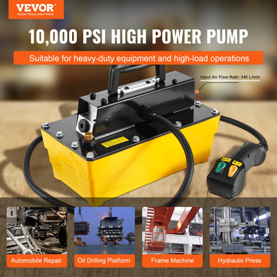 VEVOR Air Hydraulic Pump Frame Machine Pump 10.000 PSI Air Over Hydraulic Pump