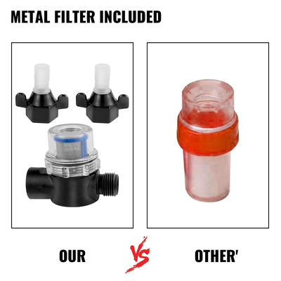 Αντλία γλυκού νερού VEVOR, αντλία ψεκασμού 12 V Self priming, αντλία νερού 3 GPM RV, με διακόπτη πίεσης 55 PSI Self Primering Pump Water, Αποσπώμενο φίλτρο 12V Αντλία διαφράγματος για RV Camper Marine Boat Lawn