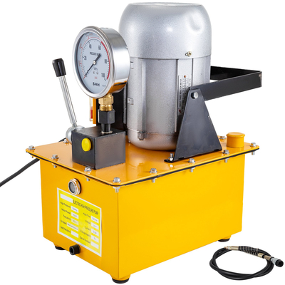 VEVOR 750W Electric Driven Hydraulic Pump Single Acting Valve Control 10152 PSI, Electric Hydraulic Pump Power Pack 1 Stage Single Acting 220V 10K PSI 488in3 Cap