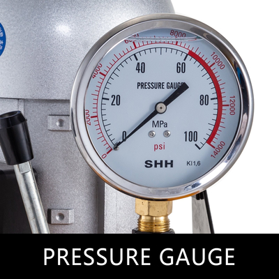 VEVOR 750W Electric Driven Hydraulic Pump Single Acting Valve Control 10152 PSI, Electric Hydraulic Pump Power Pack 1 Stage Single Acting 220V 10K PSI 488in3 Cap